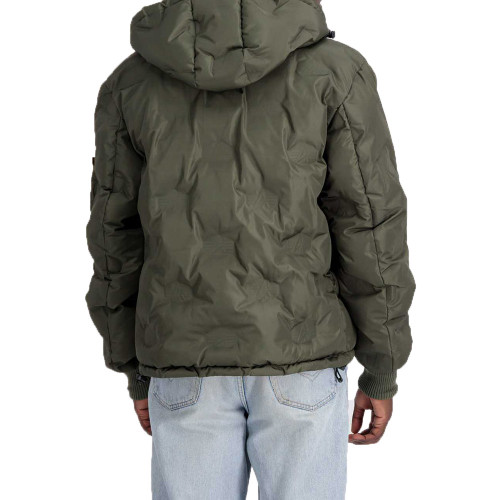 Alpha Industries Ανδρικό μπουφάν Hooded Logo Puffer
